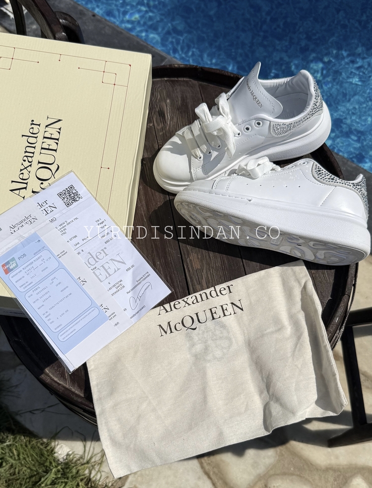 Alexander Mcqueen / BEYAZ Swarovski Ayakkabı