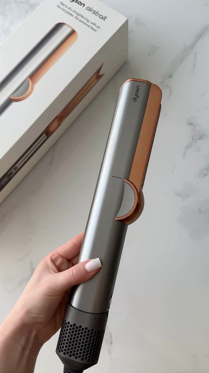 DYSON Airstrait Islak Kuru Saç Düzleştirici / Parlak Nikel / Parlak Bakır