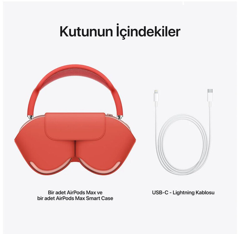 Apple AirPods Max Kulaklık / Pembe