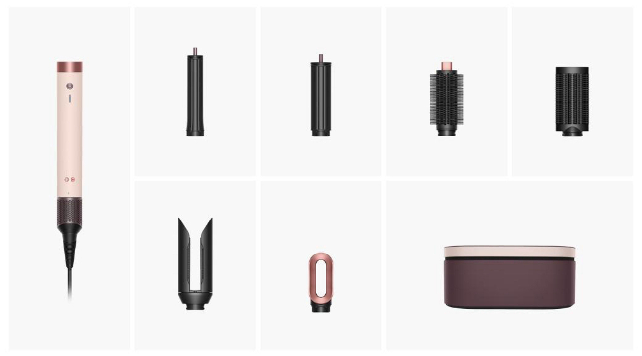DYSON Co-anda2x /Ceramic Pink saç şekillendirme ve kurutma seti