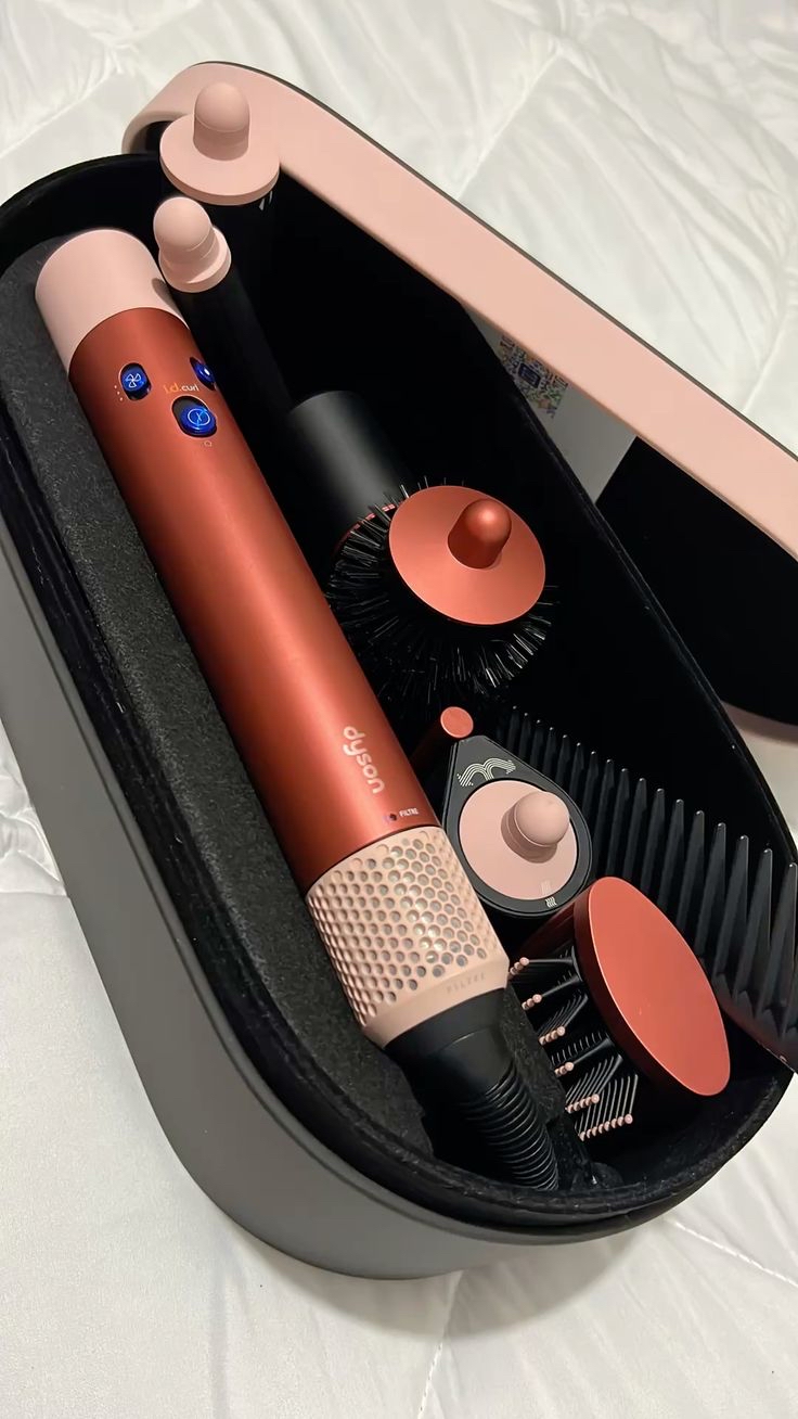 DYSON Airwrap / Strawberry Bronze saç şekillendirme ve kurutma seti