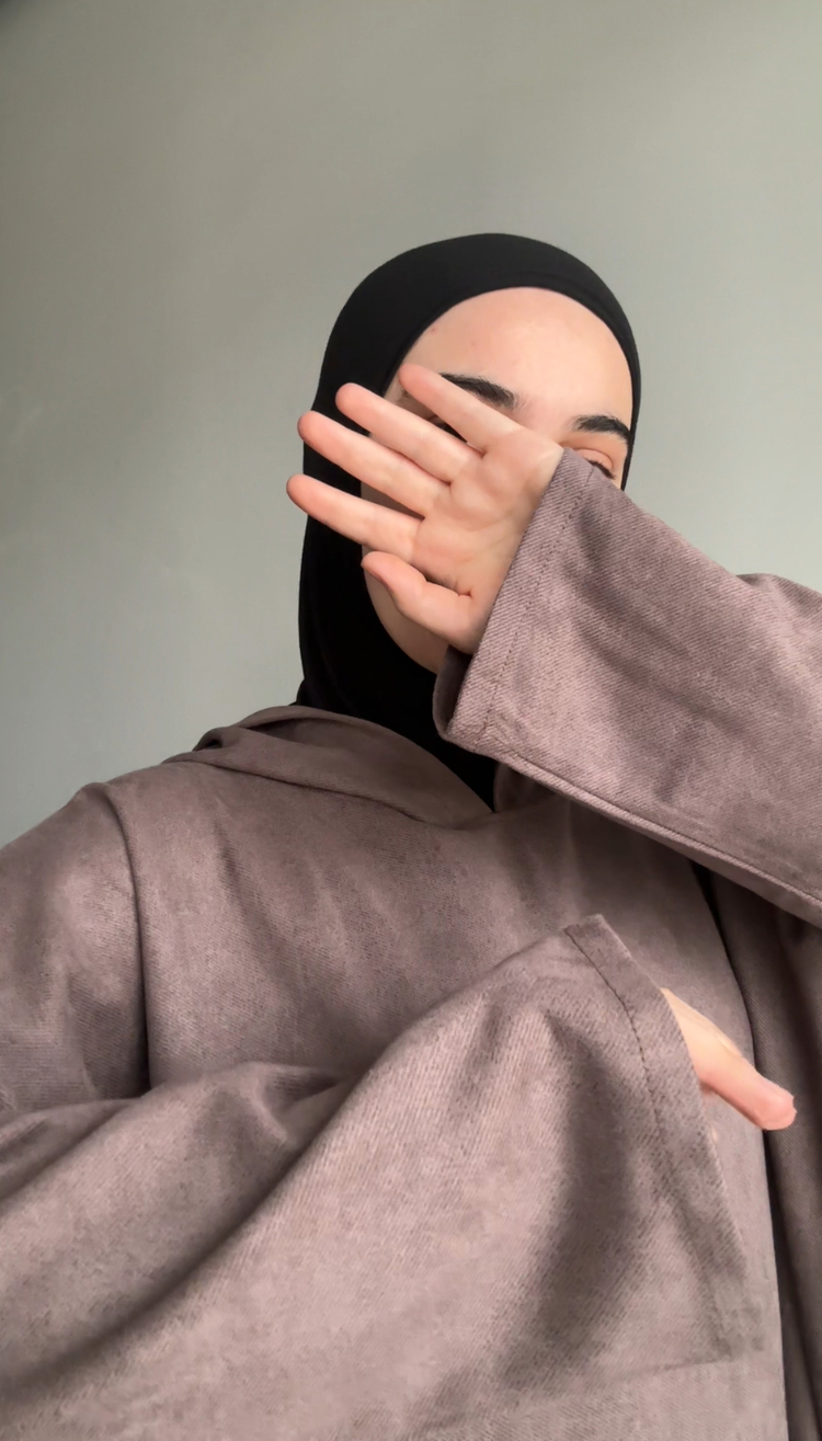 KAPŞONLU ABAYA ELBİSE