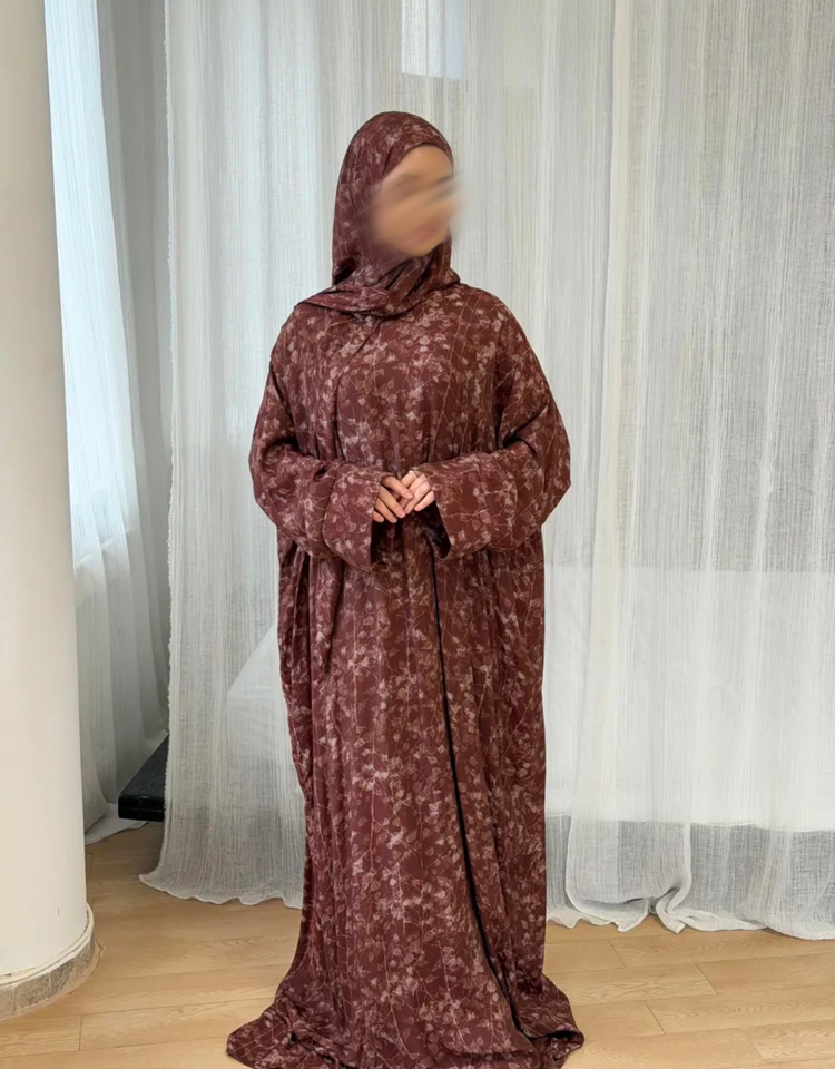 Örtülü 100% İpek + Kupra Karışımı Takım