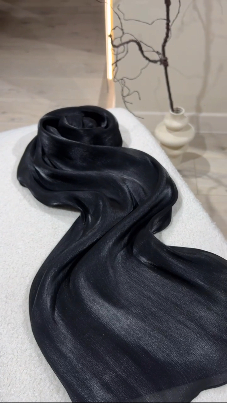 İpek iplikli premium organza şal 