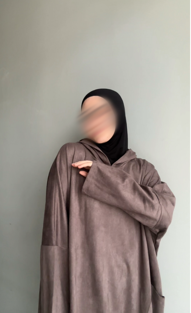 KAPŞONLU ABAYA ELBİSE