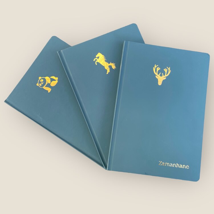 Hayvan figürlü noktalı defter 2