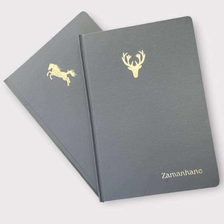 Hayvan figürlü noktalı defter