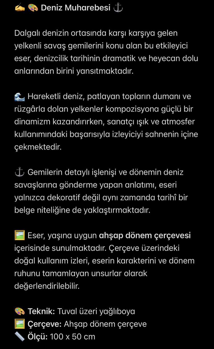 Deniz Muharebesi ⚓️