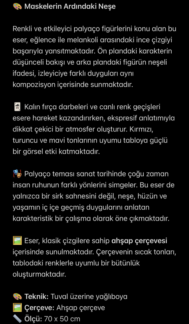 Maskelerin Ardındaki Neşe