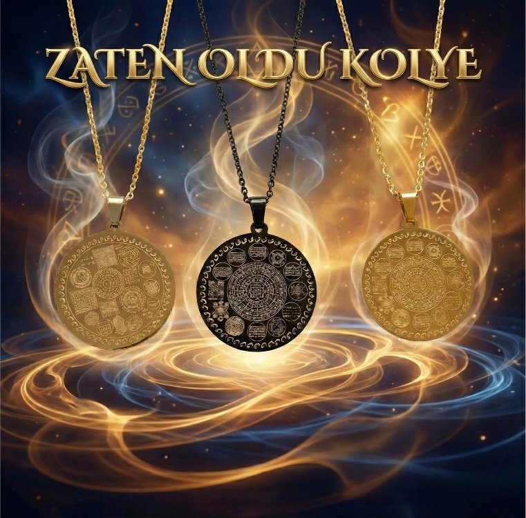 Zaten Oldu Korumalı Çelik Kolye