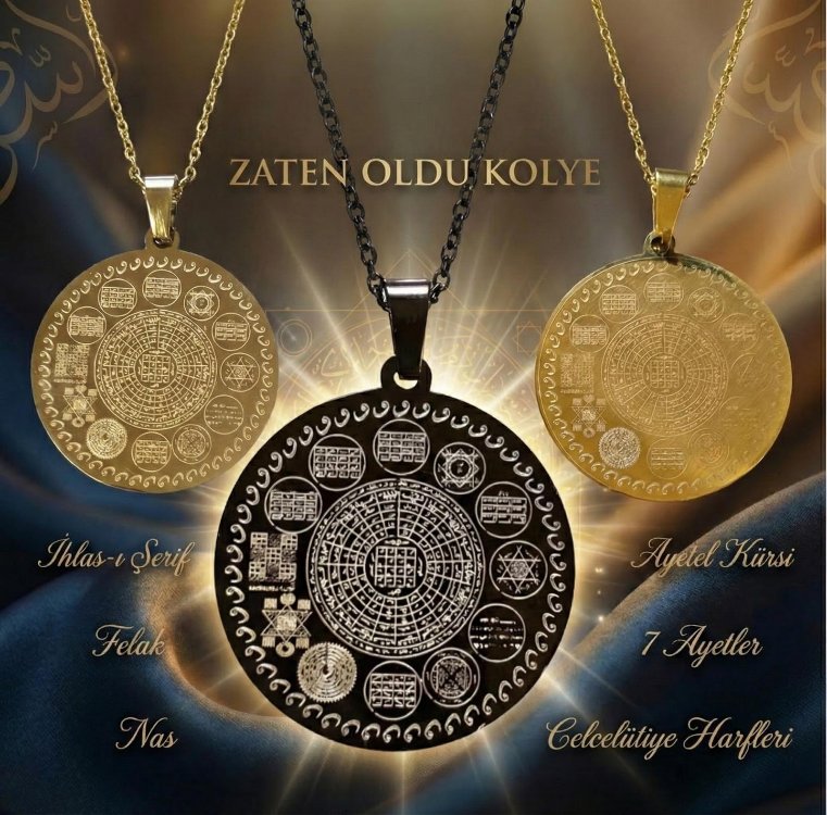 Zaten Oldu Korumalı Çelik Kolye
