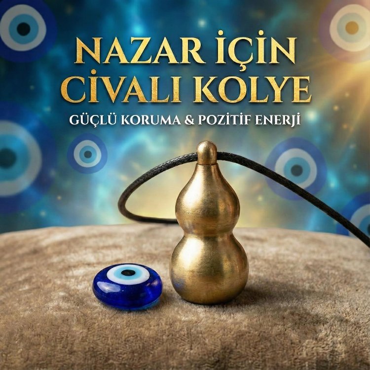 Zatenoldu nazar için civalı kolye