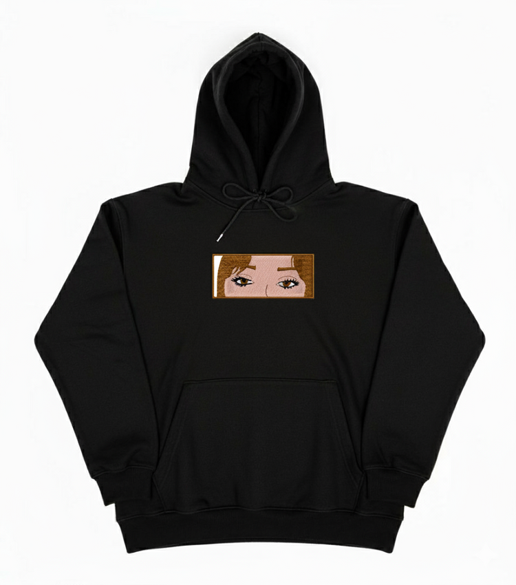 kişiye özel göz nakışlı hoodie
