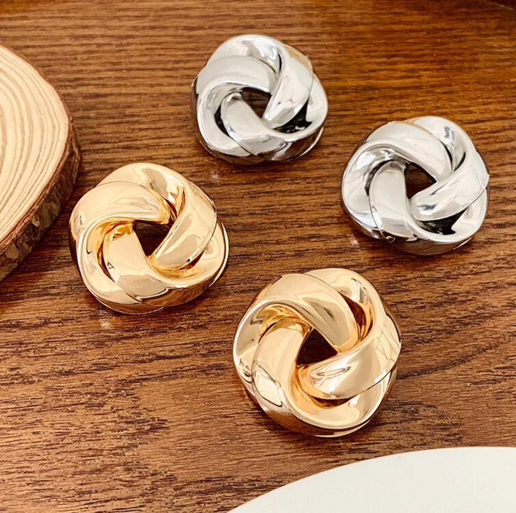 Gold Burgu Küpe