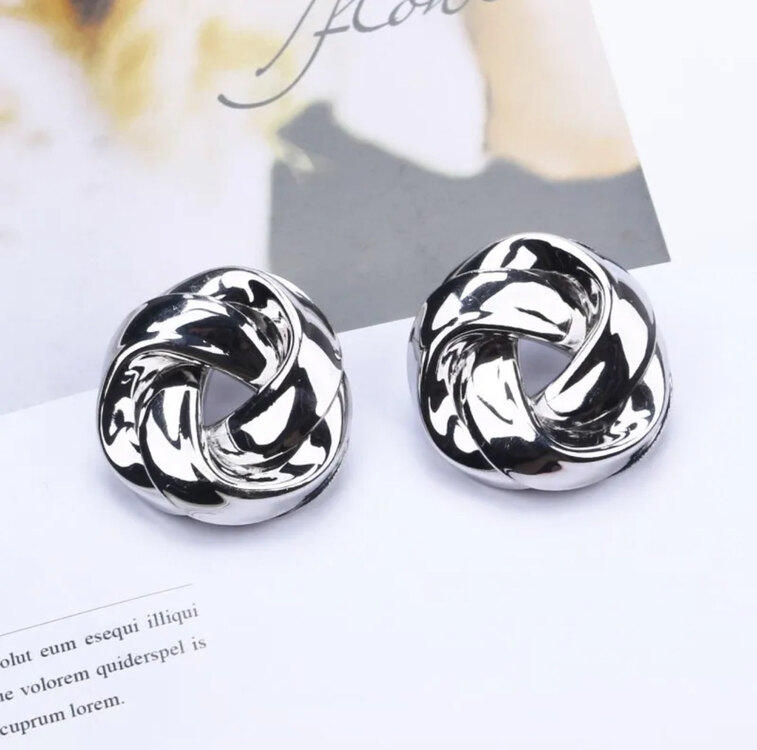Silver Burgu Küpe