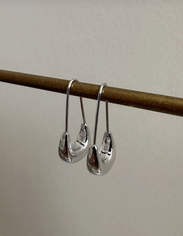 Silver Çengel küpe