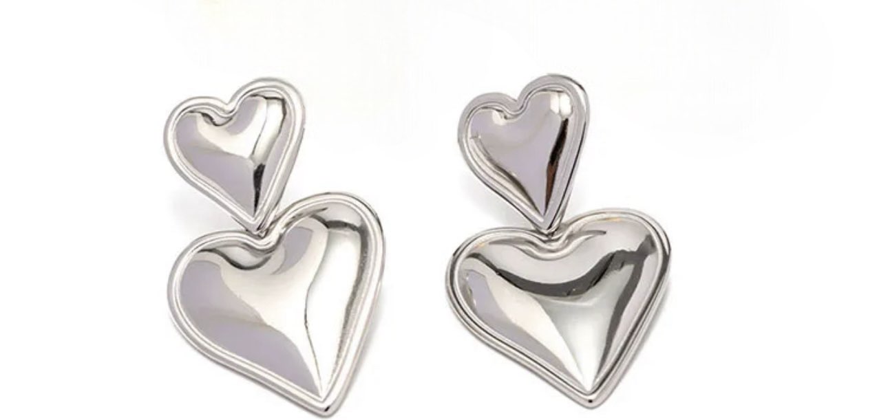 Silver Kalp Sallantılı Küpe