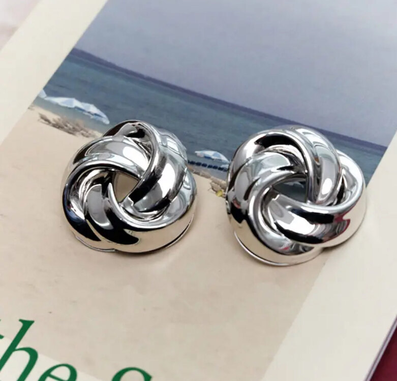 Silver Burgu Küpe