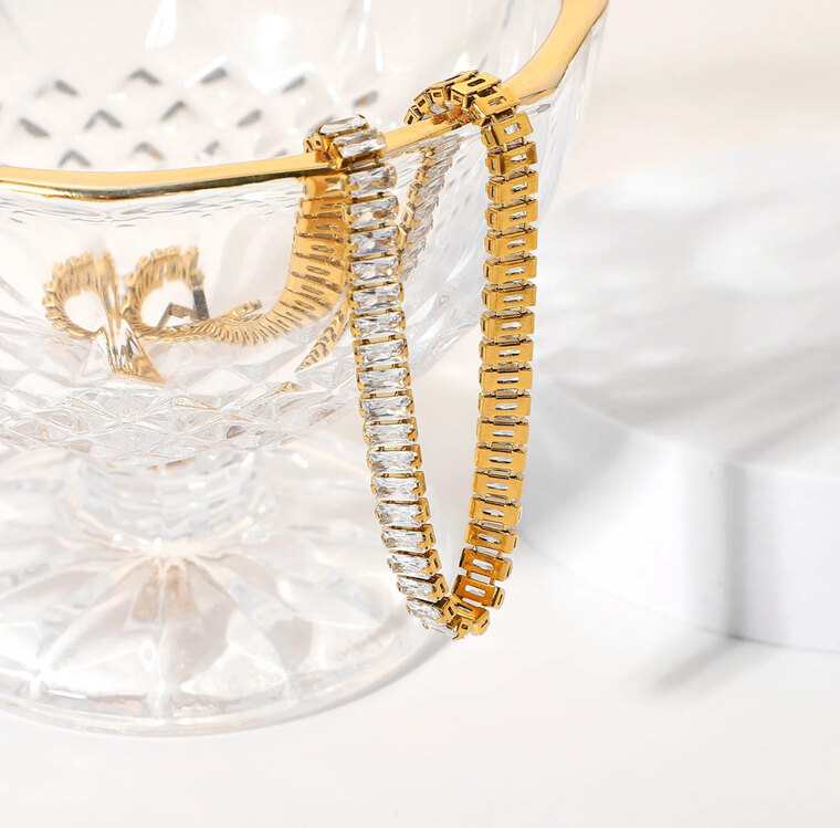 Gold Baget su yolu Kolye