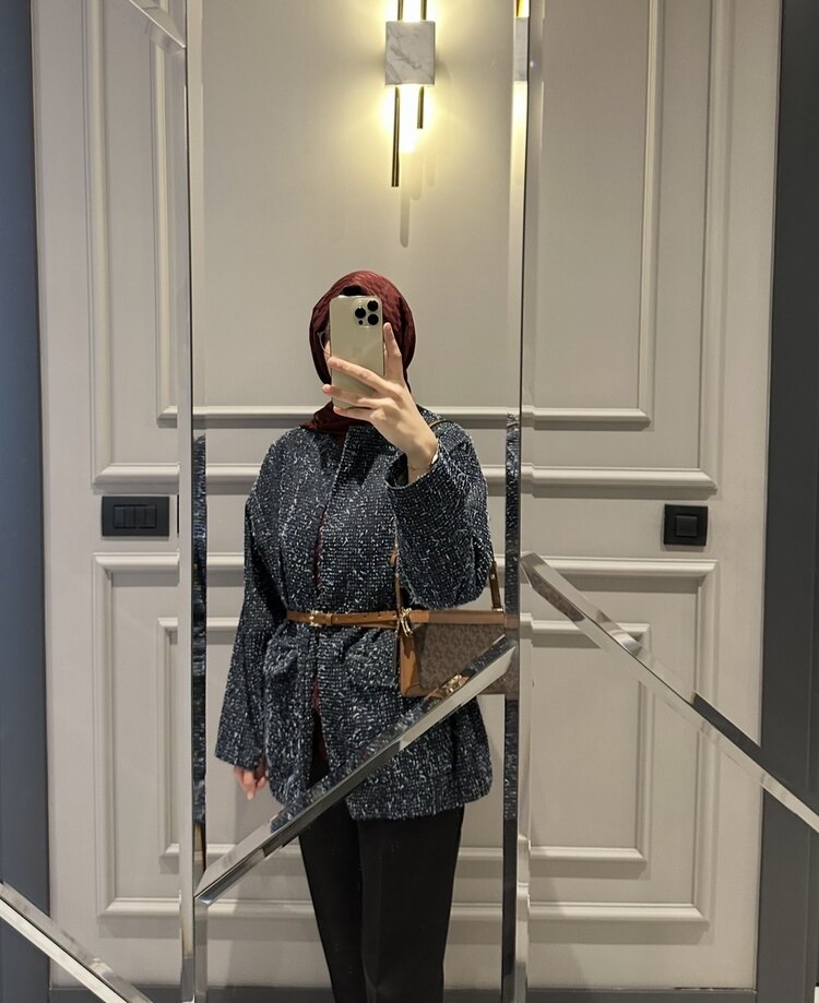 Kemerli Kot Ceket