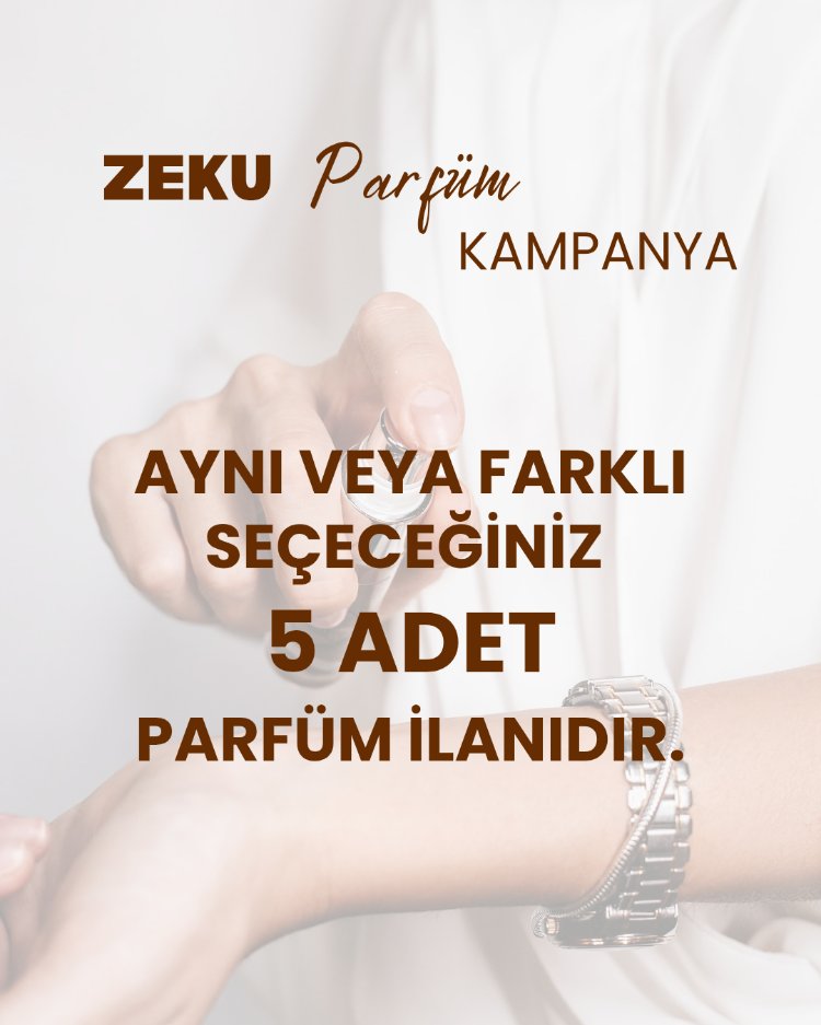 5 ADET Parfüm İlanı 