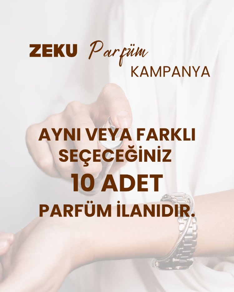 10 ADET Parfüm İlanı 