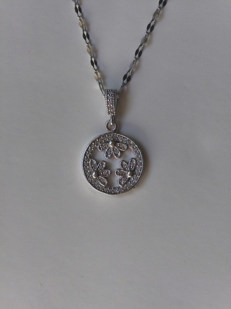 Çelenk Kolye - Silver
