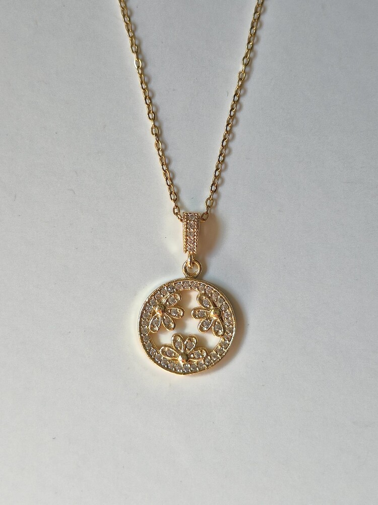 Çelenk Kolye - Gold