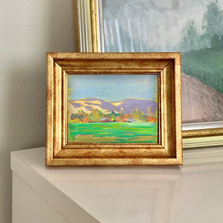 Son 50 Gün Serisi: no 40 (13x11 cm, Gold Çerçeveli)