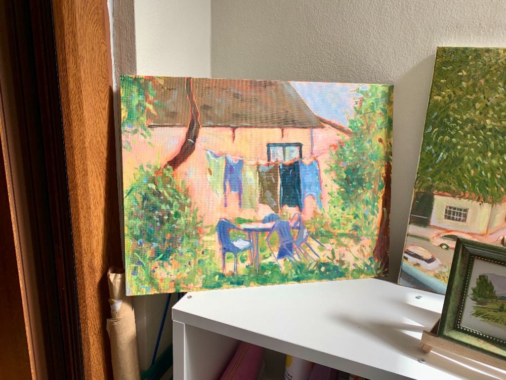 Sun-dried Memories - Orijinal Yağlı Boya Tablo (30x40 cm)