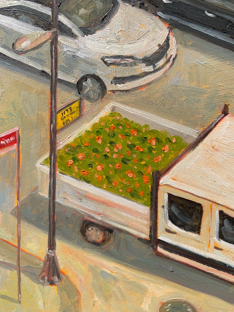 Unexpected Flowers - Orijinal Yağlı Boya Tablo (17.5x25 cm)