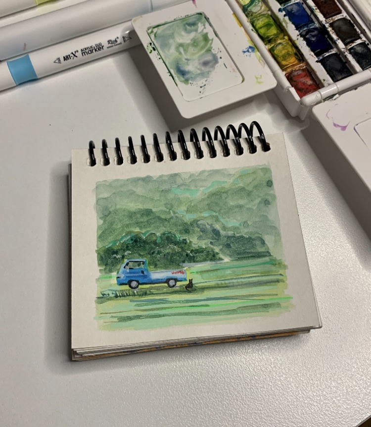 Son 50 Gün Serisi: no 31 (12,5x10 cm, Gold Çerçeveli)