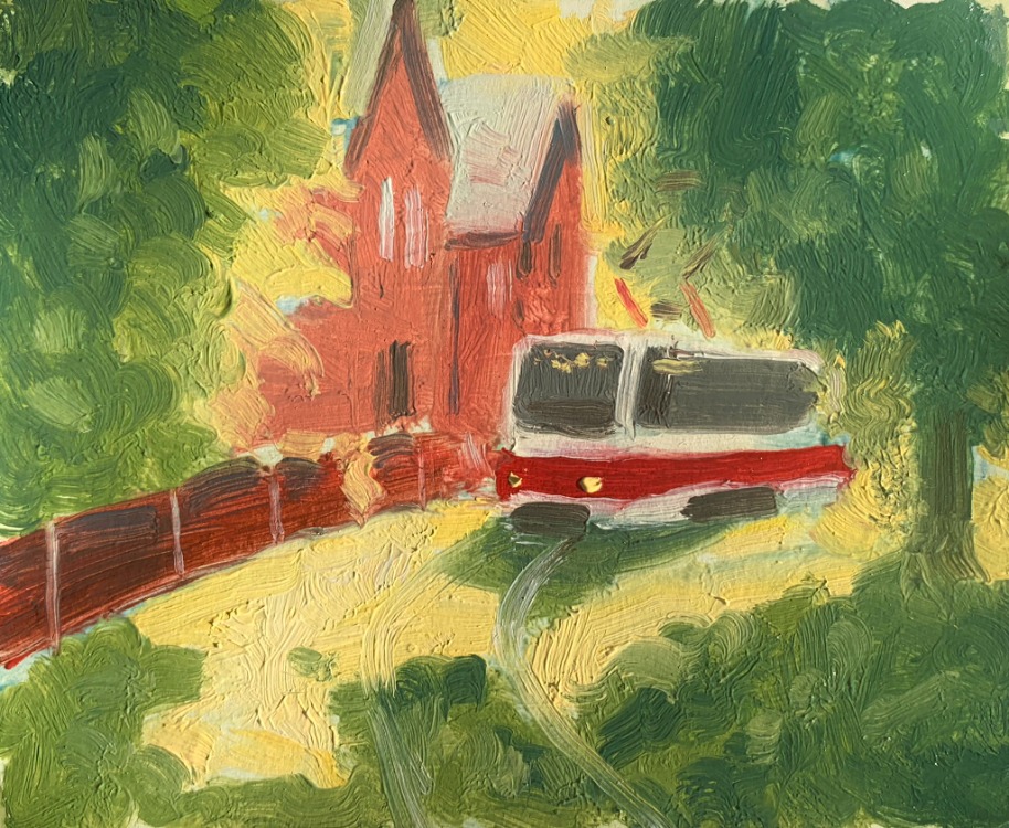 Son 50 Gün Serisi: no 48 (13x11  cm, Gold Çerçeveli)