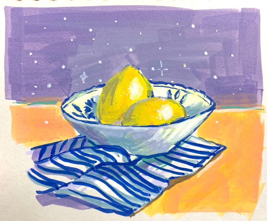 Son 50 Gün Serisi: no 18 (12,5x10 cm, Gold Çerçeveli)