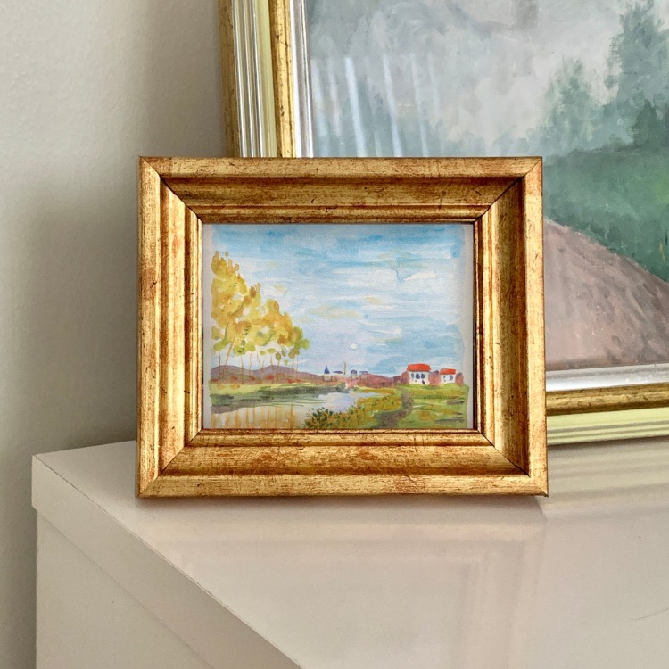 Son 50 Gün Serisi: no 5 (12,5x10 cm, Gold Çerçeveli)