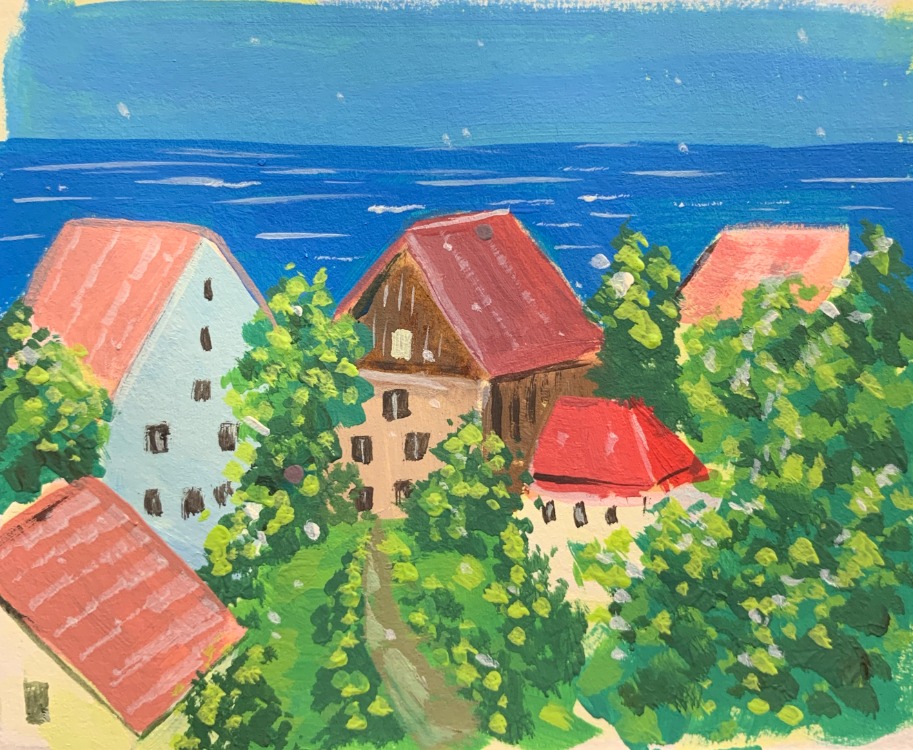 Son 50 Gün Serisi: no 39 (13x11 cm, Gold Çerçeveli)