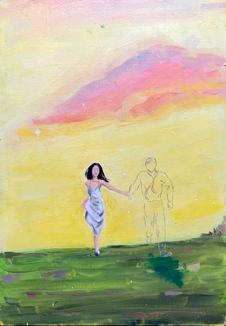 Wish You Were Here - Orijinal Yağlı Boya Tablo (21x30 cm)