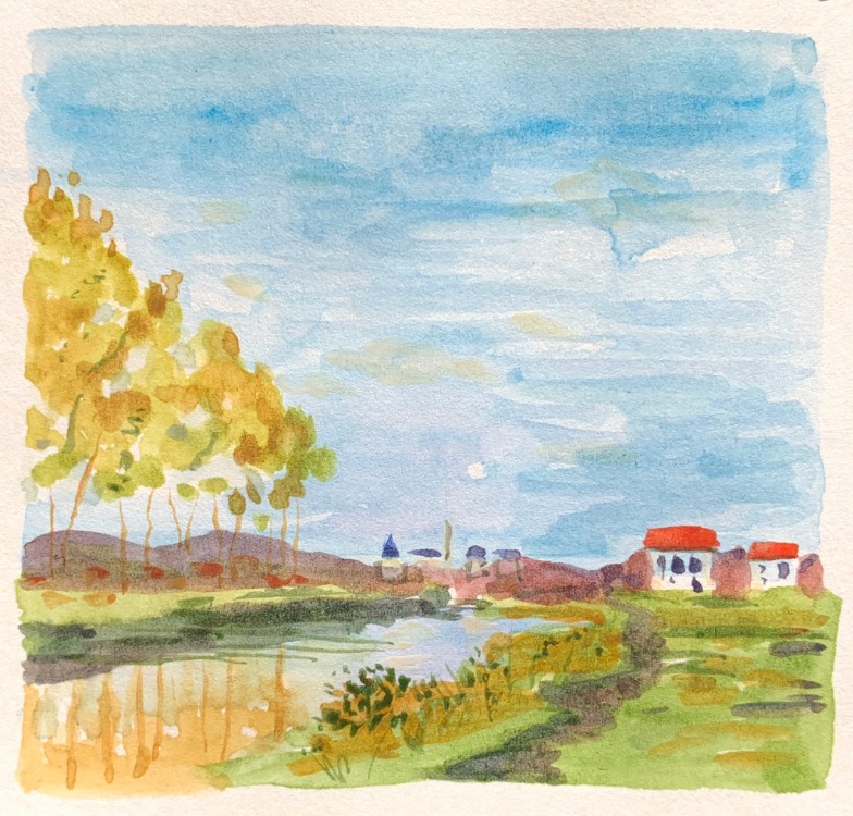 Son 50 Gün Serisi: no 5 (12,5x10 cm, Gold Çerçeveli)