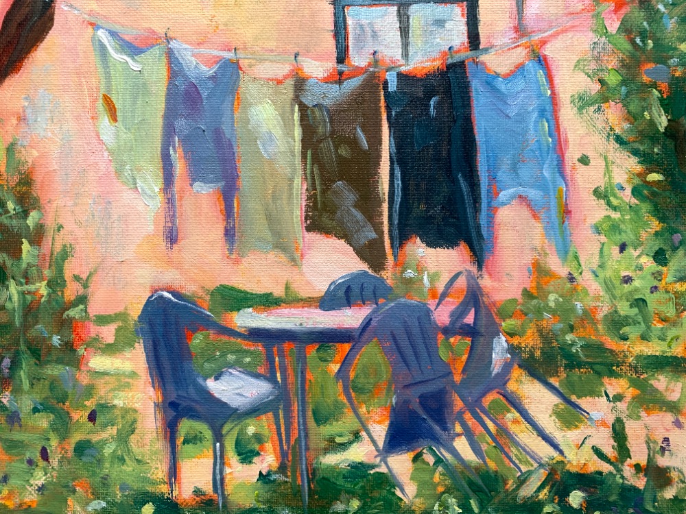Sun-dried Memories - Orijinal Yağlı Boya Tablo (30x40 cm)
