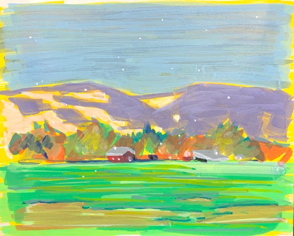 Son 50 Gün Serisi: no 40 (13x11 cm, Gold Çerçeveli)