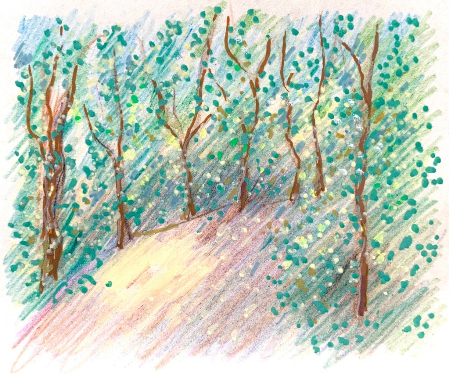 Son 50 Gün Serisi: no 6 (12,5x10 cm, Gold Çerçeveli)