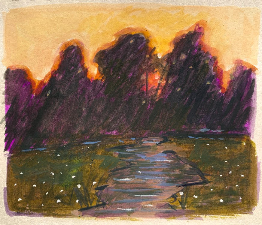 Son 50 Gün Serisi: no 35 (13x11 cm, Gold Çerçeveli)