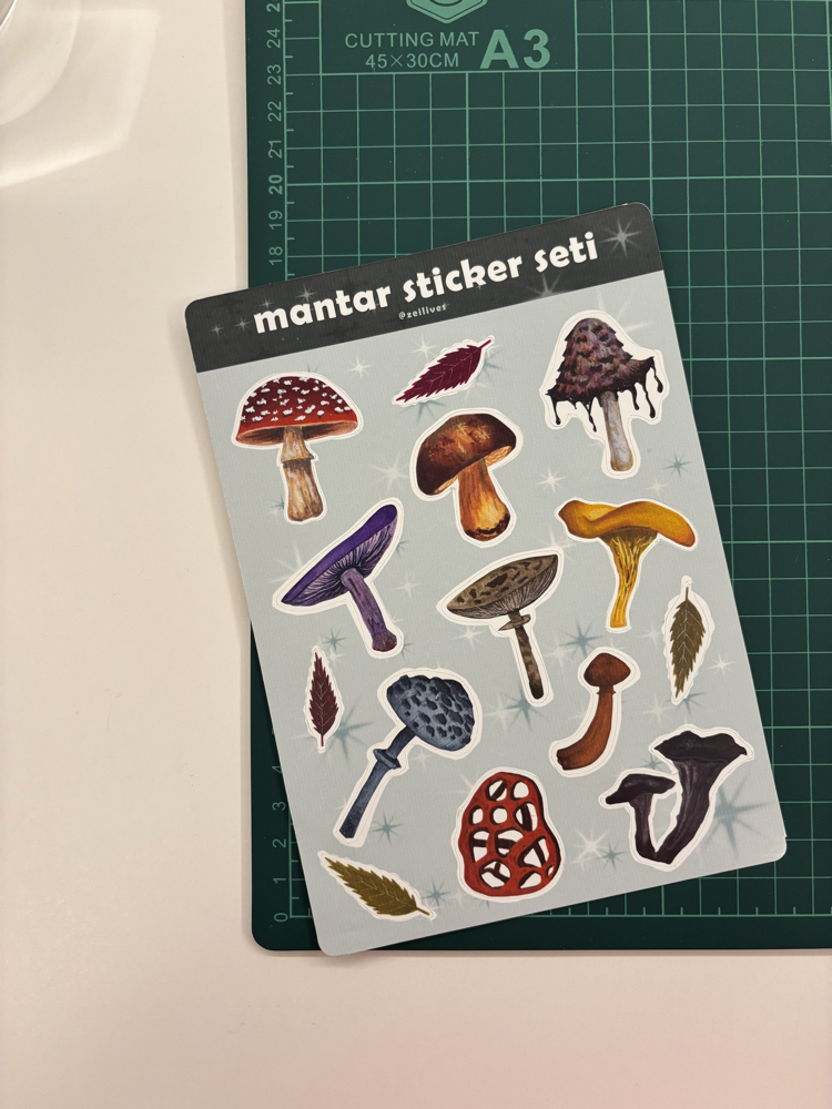 Mantar - Sticker seti