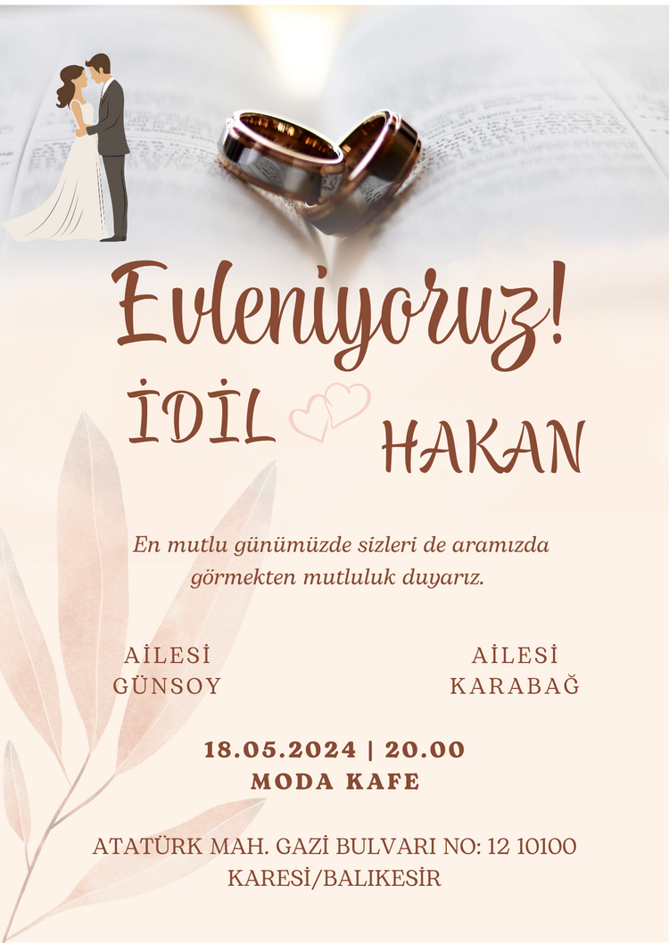 dijital düğün davetiyesi