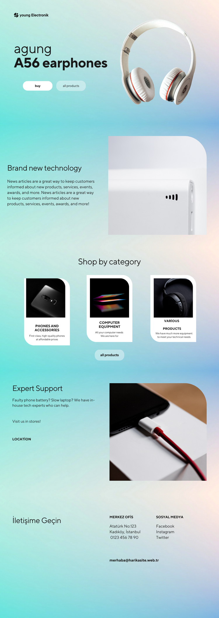 Technology and Gaming Retail Website