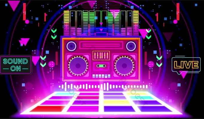 Neon Music Youtube Intro & Outro Video