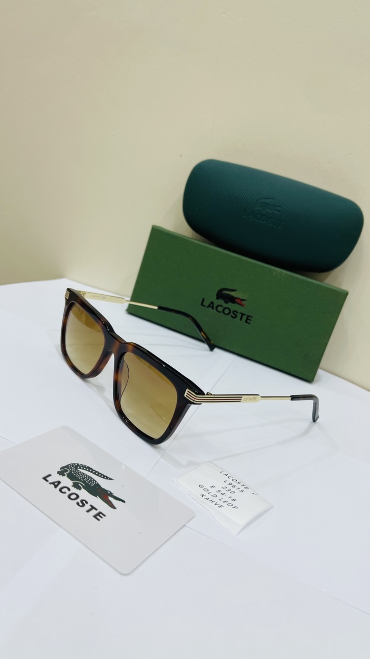 LACOSTE LEOPAR ÇERÇEVE SİYAH ŞEFFAF CAM