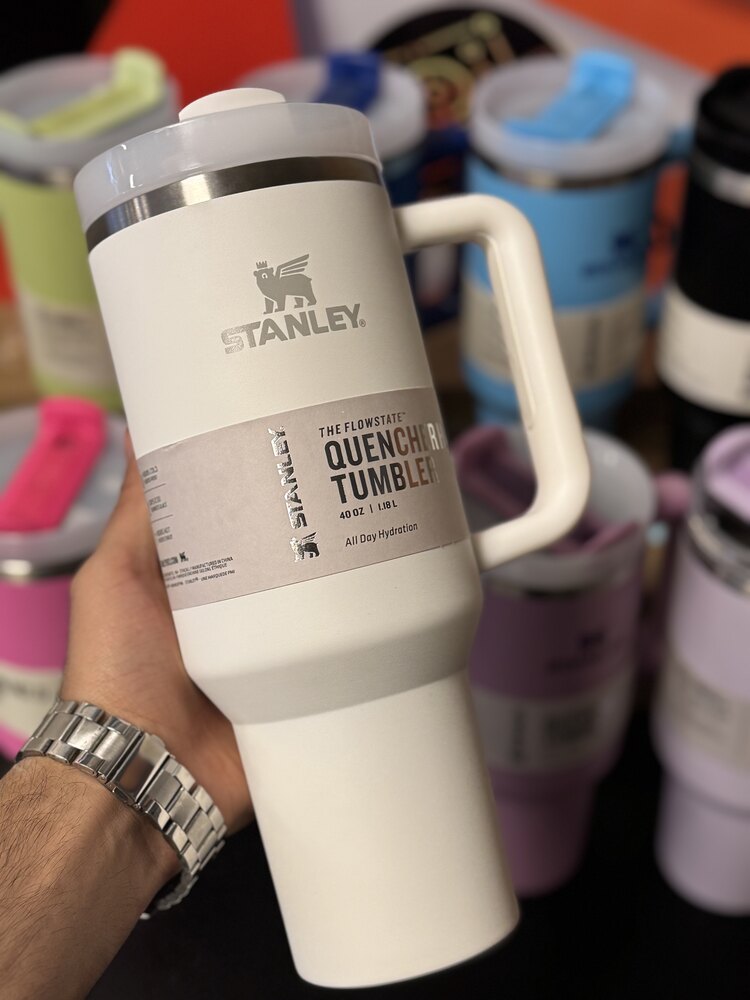 Stanley Quencher Beyaz 1.18 lt Pipetli Termos Bardak