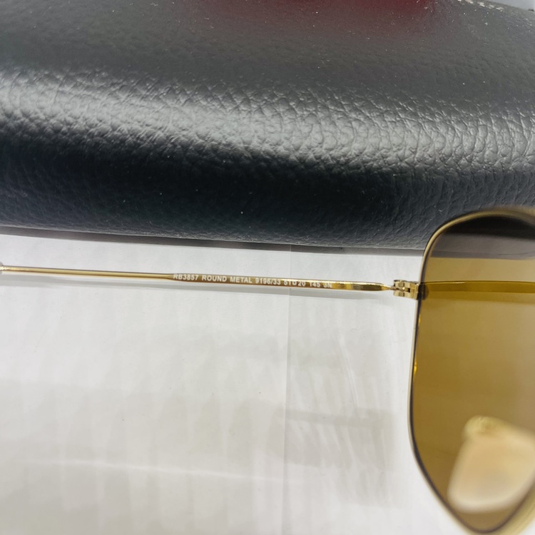 RAYBAN RB-3857 GOLD ÇERÇEVE SİYAH CAM ÜNİSEX