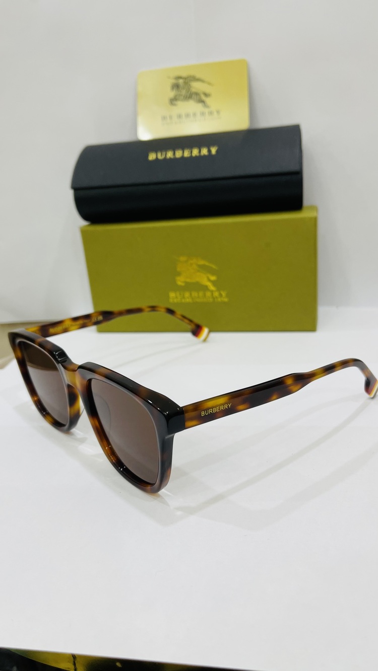 BURBERRY LEOPAR ÇERÇEVE KAHVE ŞEFFAF CAM
